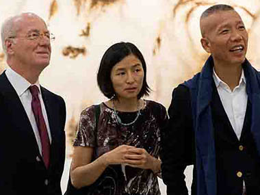 Paolo Rocca, Chinyan Wong y Cai Guo-Qiang