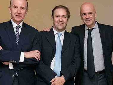 Sergio Baur, Guillermo Alonso, Jorge Telerman y Carlos Franck