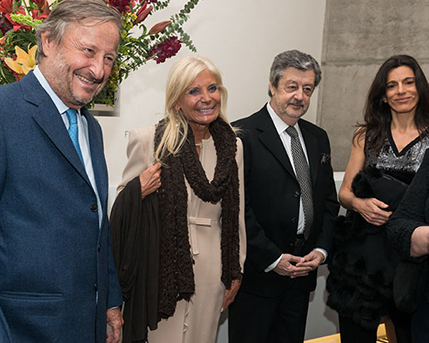  Cristiano Rattazzi,  Sra. Embajadora de Italia Teresa Castaldo, Miguel Schapire y Sra.