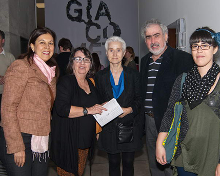 Teresa Constantín, Ana Eckel (centro), Juan Astica