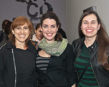 Marina Di Caro, Irina Kirchuk y Erica Bohm