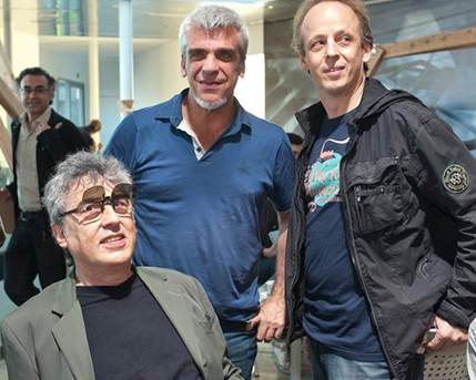 Alberto Goldenstein, Santiago Bengolea y Gian Paolo Minelli