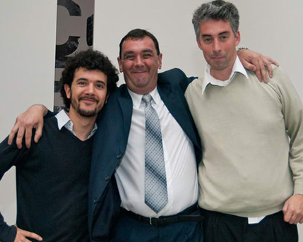 Pablo Fasce, Marcelo Seccaspina y Manuel Hirr