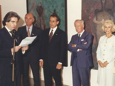 Rafael Tovar y de Teresa, Fernando De La Rua, Pres. Ernesto Zedillo, Roberto Rocca, Amalia Fortabat