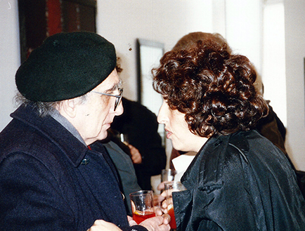 Luis Felipe Noé y Marcia Schwartz