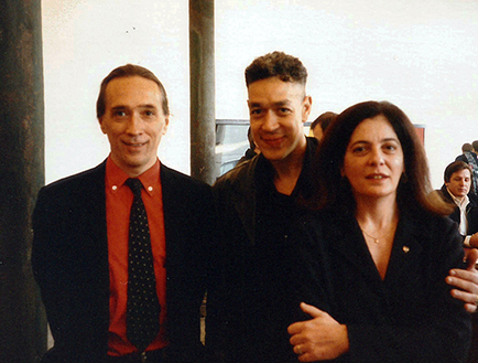 Arturo Carvajal, Andrés Serrano y Adriana Rosenberg