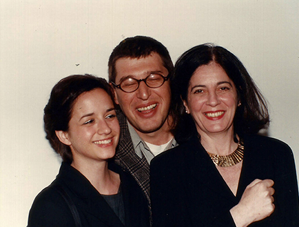 Ines Katzenstein, Mariano Clusellas y Adriana Rosenberg