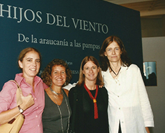 Teresa Pereda, Isabel Iriarte y familiares