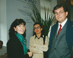 Beatrice Merz y Ministro Embajada de Italia