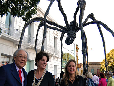 Ricardo Ohtake, Adriana Roseneberg y Vitoria Arruda