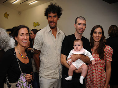 Melina Berkenwald, Diego Mur, Mariano Ferrante y familia