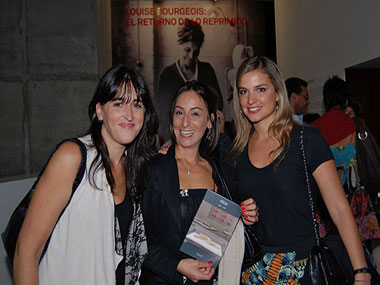 Elizabeth Torres, Karina Kevorkian y Paz Lucero