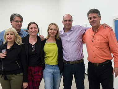 Patricia Rizzo, Juan Pablo Correa y amigos de la casa