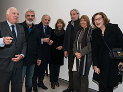 Norberto Frigerio, Santiago Bengolea, Adolfo Coronato, Ana María Battistozzi, Alejandro Katz y señora, Ana María Quijano