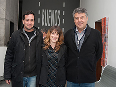 Ignacio Navarro, Lucía Ledesma y Juan Pablo Correa