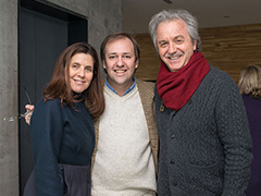María Casado, Guillermo Alonso y Gabriel Wertheim