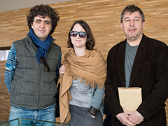 Tomás Powell, María Cohen y Mariano Clusellas
