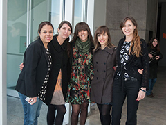 Montserrat Hernández, Soledad Oliva, Cecilia Jaime, Rosario García Martínez y Paulina Guarnieri