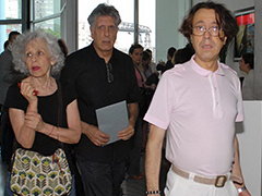 Delia Cancela, Claudio Segovia y Javier Arroyuelo