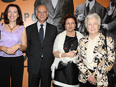 Guido La Tella, Embajador de Italia en Argentina, y Sra., Gabriela Belli y Marcella Rocca