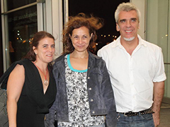 Cecilia Rabossi, Marta Calí y Santiago Bengolea