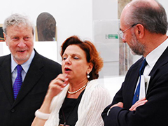Gianni Vattimo, Gabriella Belli y Sr. Rocca