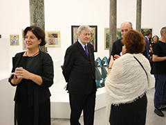 Adriana Rosenberg, Gianni Vattimo y Gabriella Belli