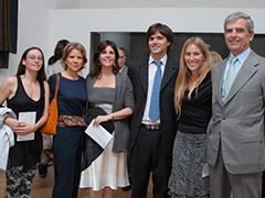 Clarisa Rueda, Graciela Esnal, Florencia Serra, Dr. Juan Ithuralde