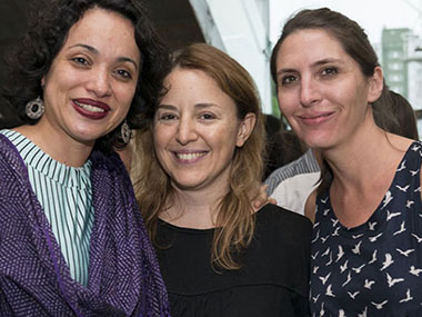 Amanda de la Garza, Cintia Mezza y Soledad Oliva