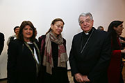 Teresa Gowland,  Victoria Cordero, Nuncio Apostolico, Monseñor Emil Paul Tscherrig