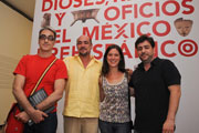 Patricio López Méndez, David Morales, Pia Villalonga y Federico Fischbarg