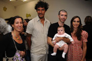 Melina Berkenwald, Diego Mur, Mariano Ferrante y familia