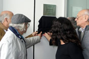 Plaque honoring the Federation of Workers in Naval Construction unveiled