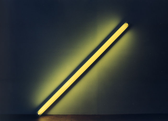 Dan Flavin | The diagonal of May 25 (to Constantin Brancusi), 1963