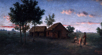 Epaminondas Chiama. Asado con cuero, 1916