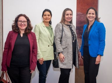 Roco Menndez Pealoza, Lourdes Mochizuki, Claudia Aleman, Adriana Velarde Rivas