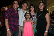 Federico Alonso, Adrián y Aixa Garry, Elizabeth y Pilar Torres