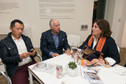 Bruno Assami, Norberto Frigerio y Adriana Rosenberg