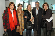 Teresa Gowland, Rosa María Ravera, Miguel Frías y amigas